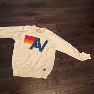 Acai fair nation logo off white crewneck. XS so comfortable and cute!!
